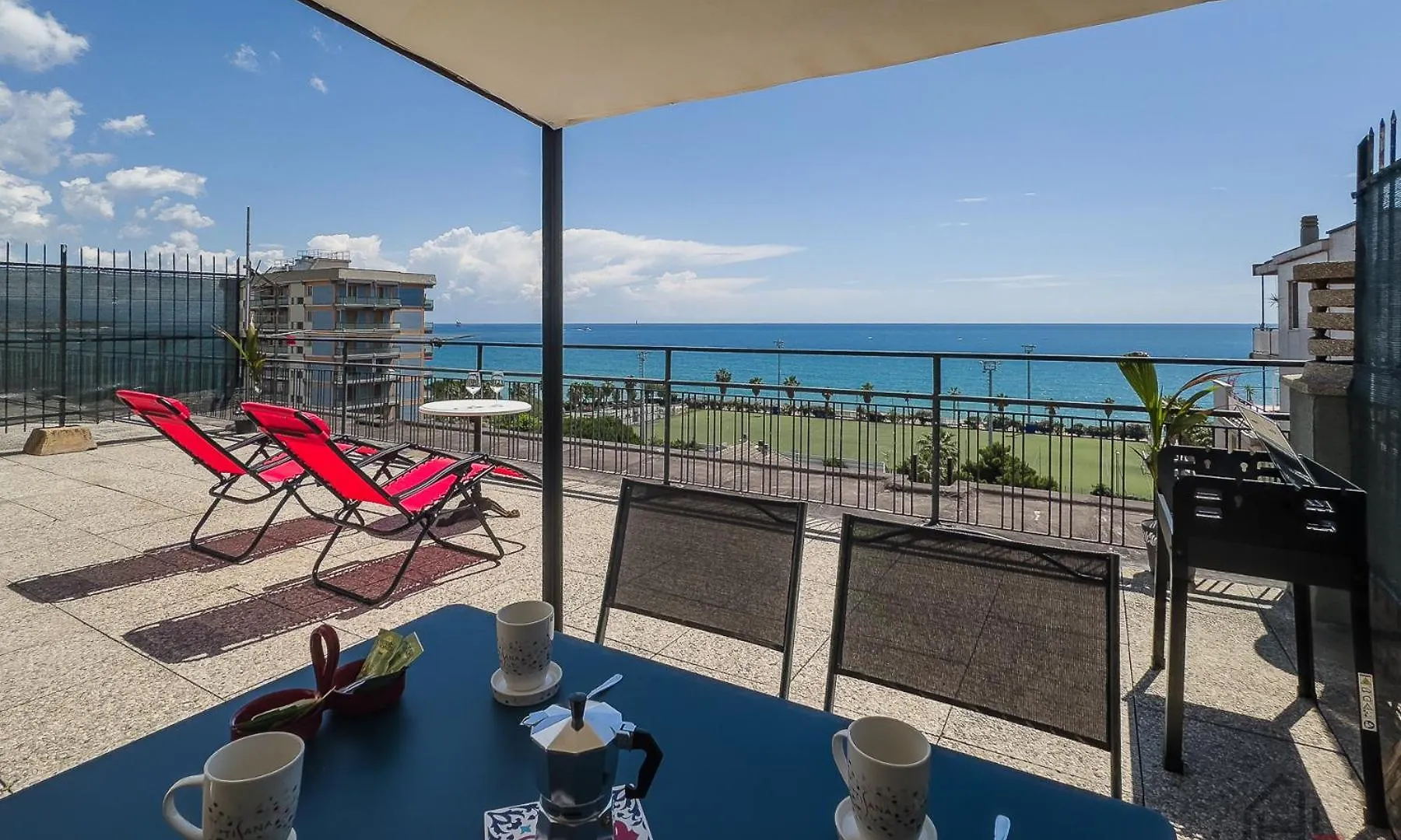 Sea View Penthouse - Free Park - Wifi Apartment Savona 0*,